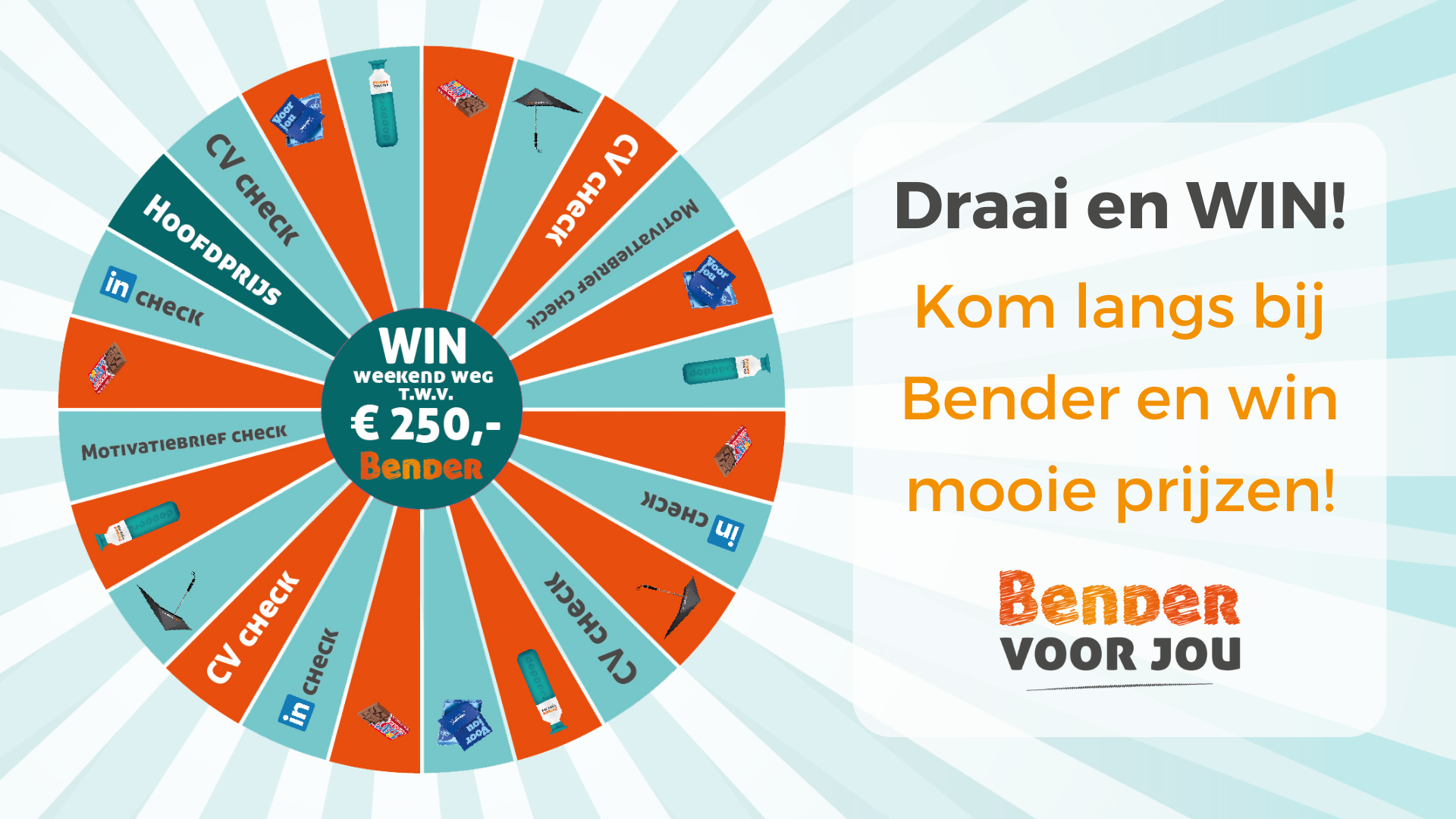 Maak kans op een weekend weg t.w.v. 250 euro!